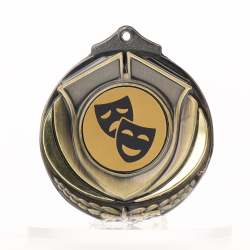 Two Tone Gold Medal 50mm - Drama