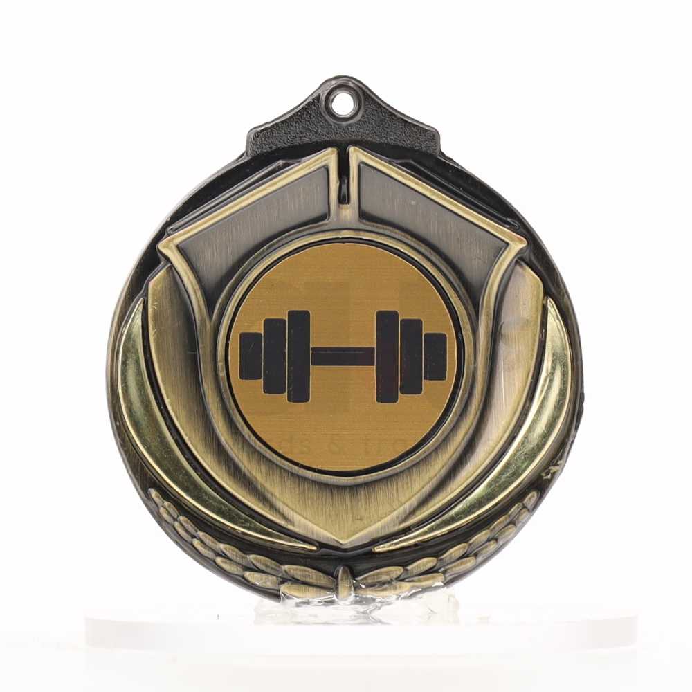 Two Tone Gold Medal 50mm - Fitness