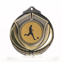 Two Tone Gold Medal 50mm - Futsal