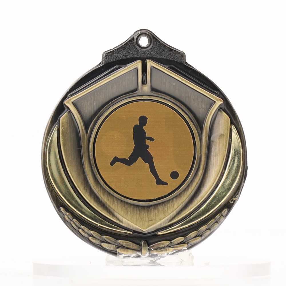 Two Tone Gold Medal 50mm - Futsal