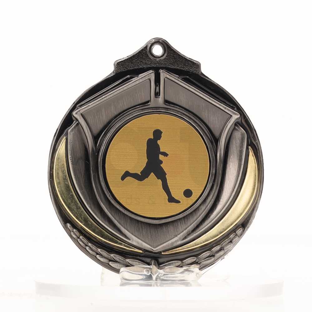 Two Tone Silver Medal 50mm - Futsal