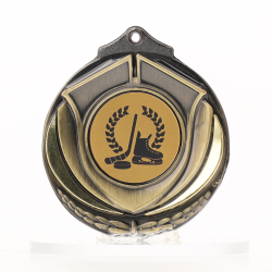 Two Tone Gold Medal 50mm - Ice Hockey