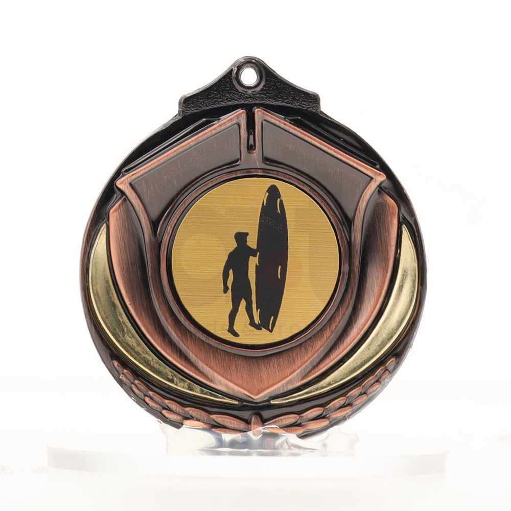 Two Tone Bronze Medal 50mm - Surf Lifesaving