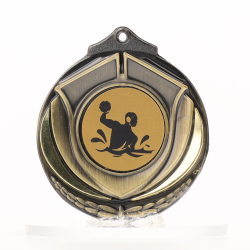 Two Tone Gold Medal 50mm - Water Polo Male