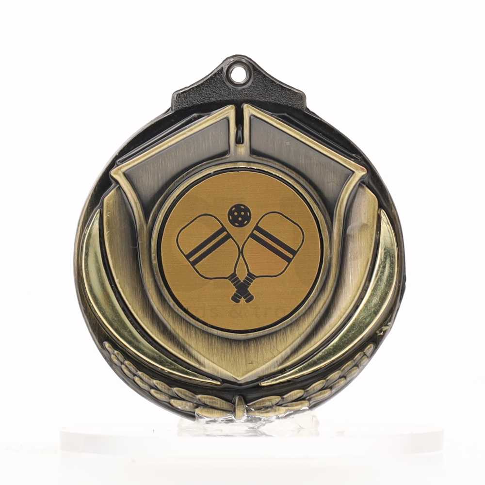 Two Tone Gold Medal 50mm - Pickleball