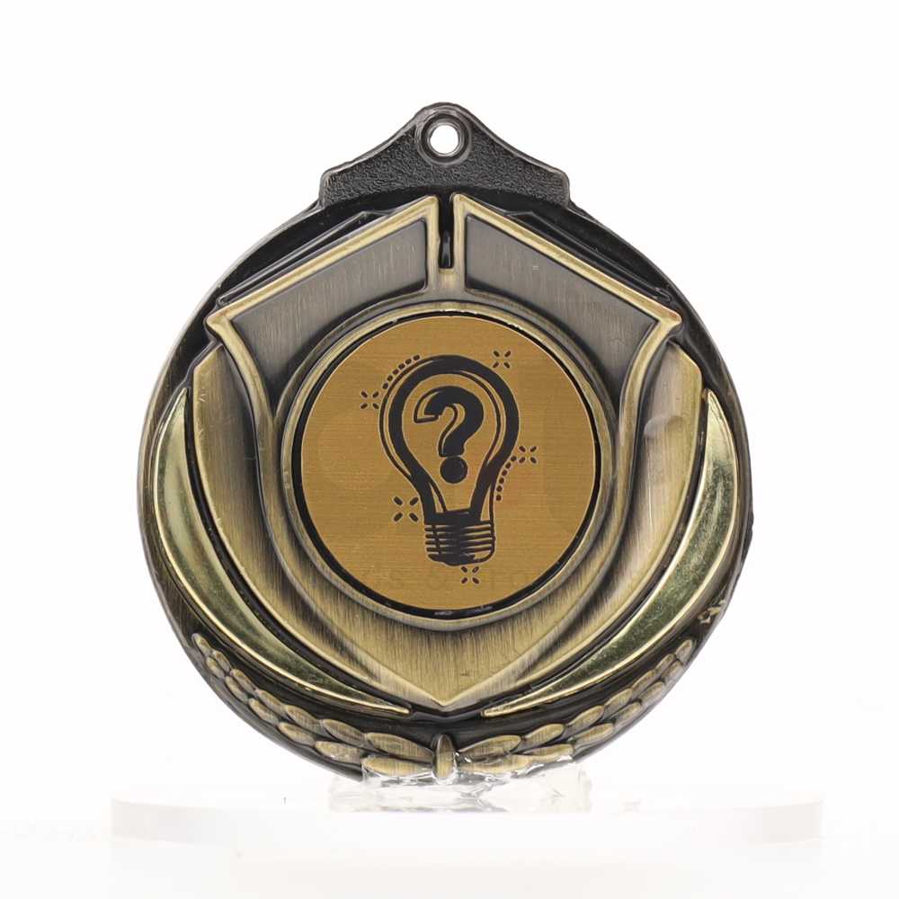 Two Tone Gold Medal 50mm - Trivia