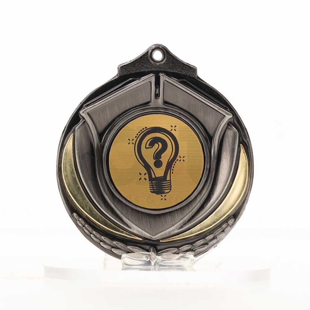 Two Tone Silver Medal 50mm - Trivia