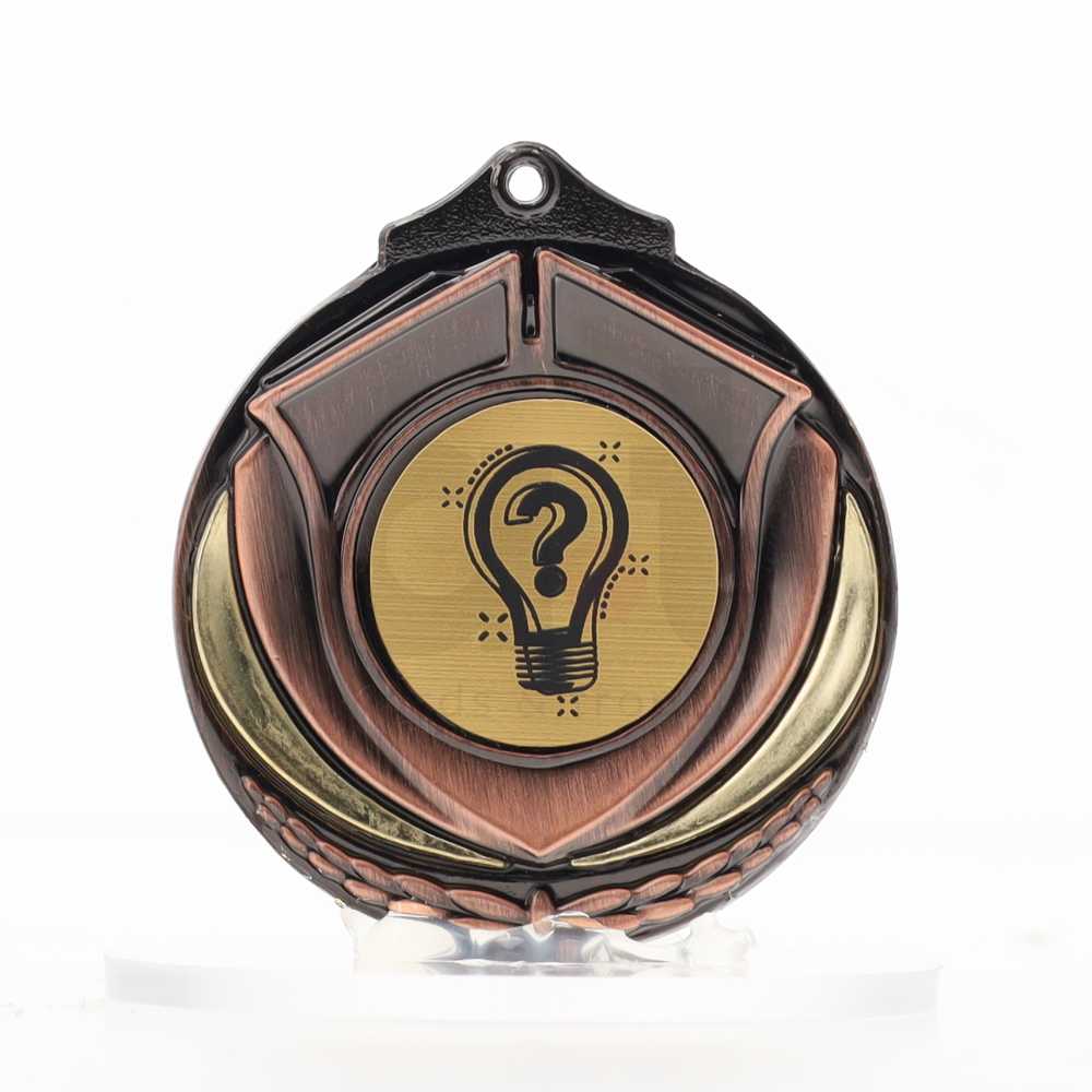 Two Tone Bronze Medal 50mm - Trivia