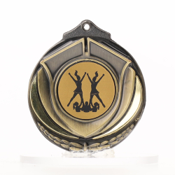 Two Tone Gold Medal 50mm - Cheer
