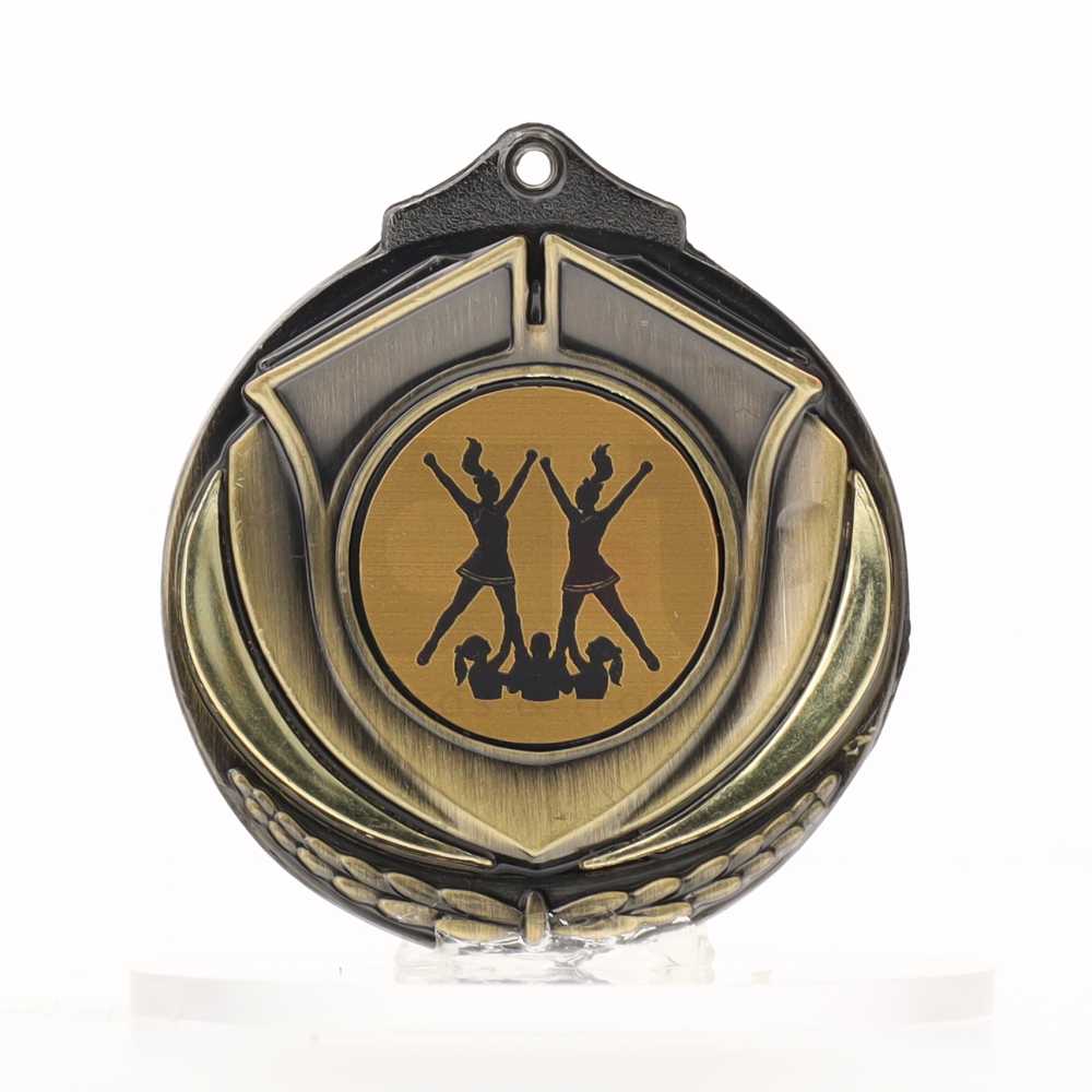 Two Tone Gold Medal 50mm - Cheer