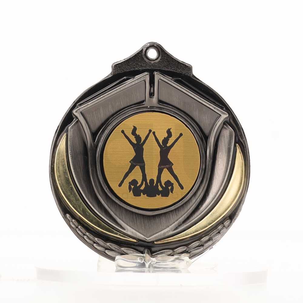 Two Tone Silver Medal 50mm - Cheer