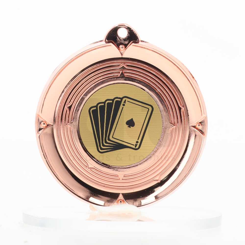 Deluxe Bronze Medal 50mm - Cards