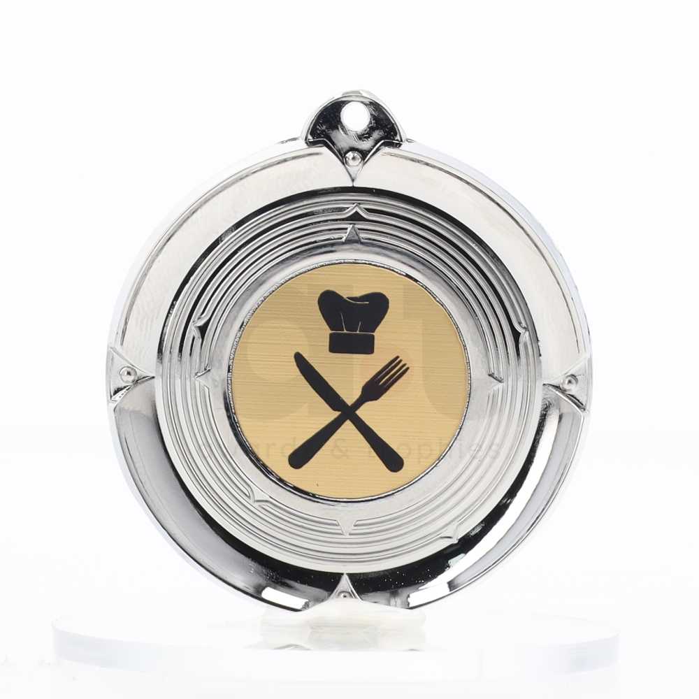 Deluxe Silver Medal 50mm - Cooking