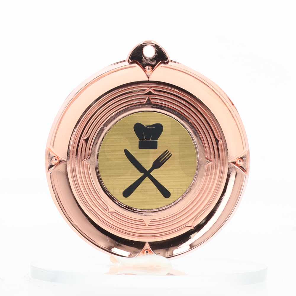 Deluxe Bronze Medal 50mm - Cooking