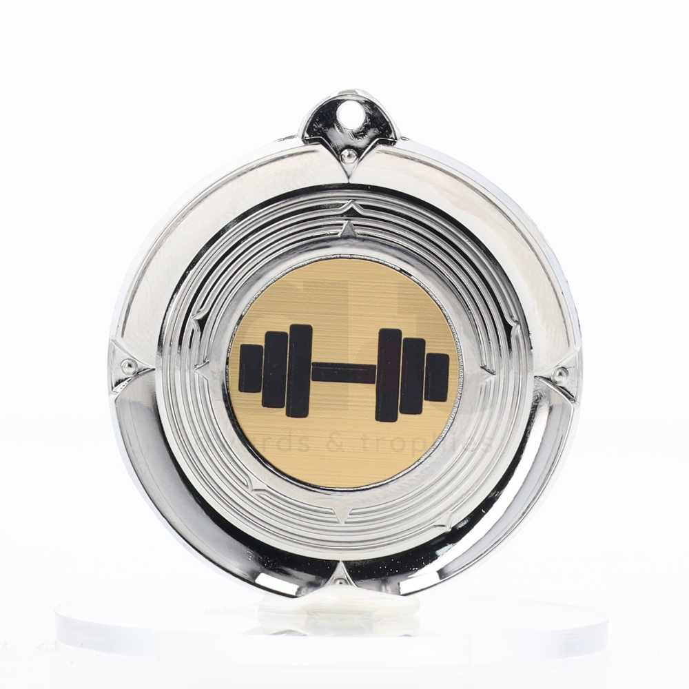 Deluxe Silver Medal 50mm - Fitness