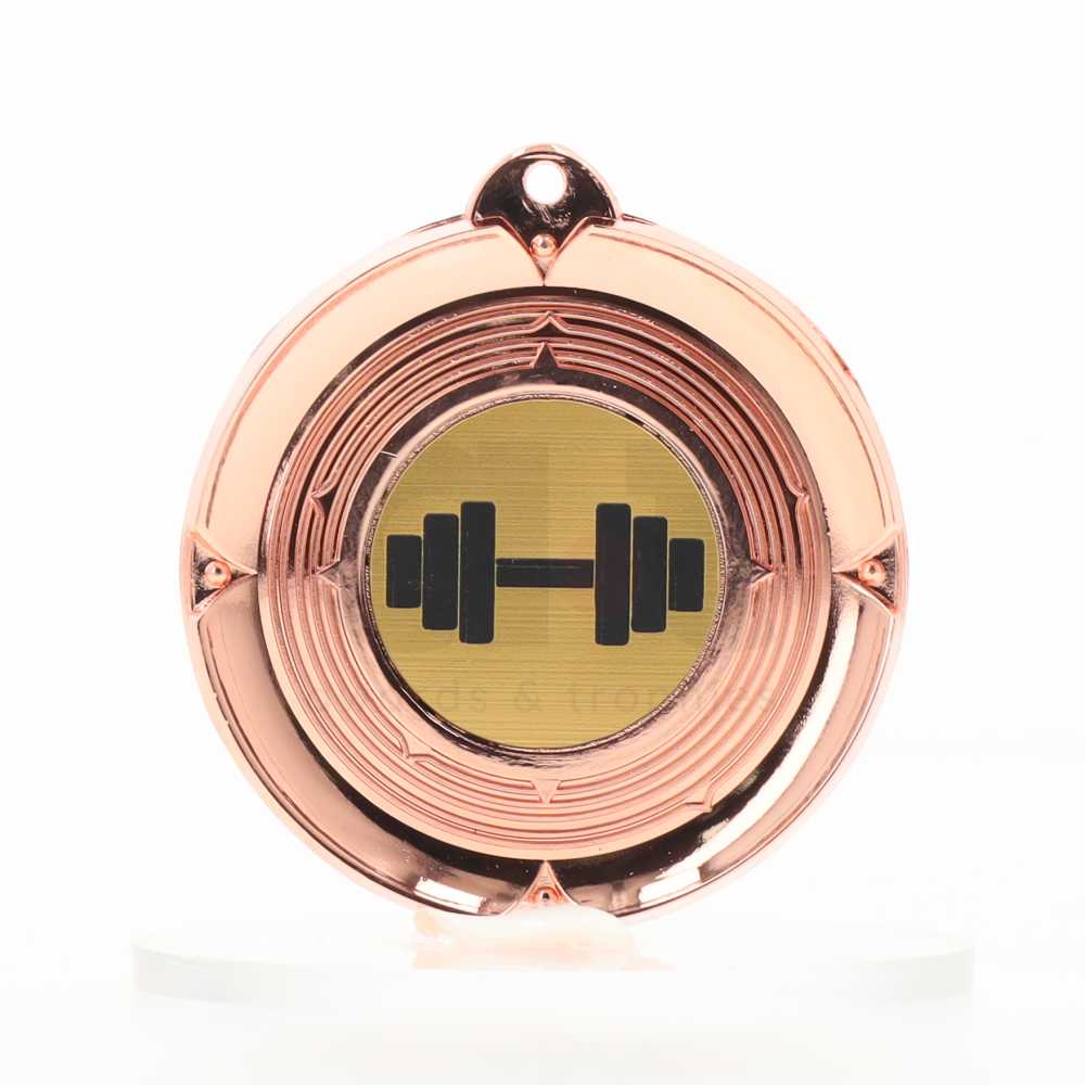 Deluxe Bronze Medal 50mm - Fitness