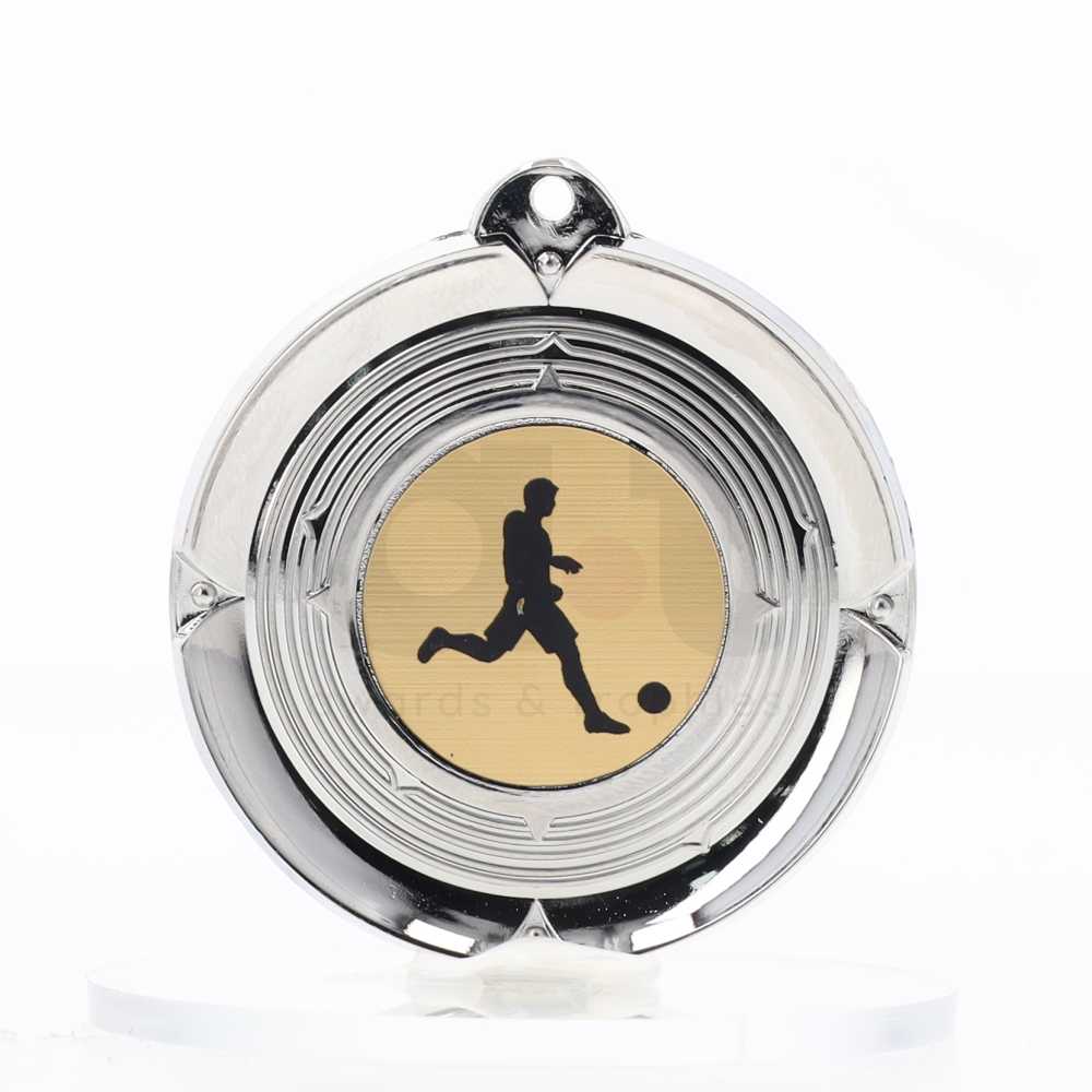 Deluxe Silver Medal 50mm - Futsal