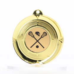 Deluxe Gold Medal 50mm - Lacrosse
