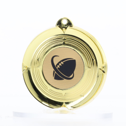 Deluxe Gold Medal 50mm - Touch Football