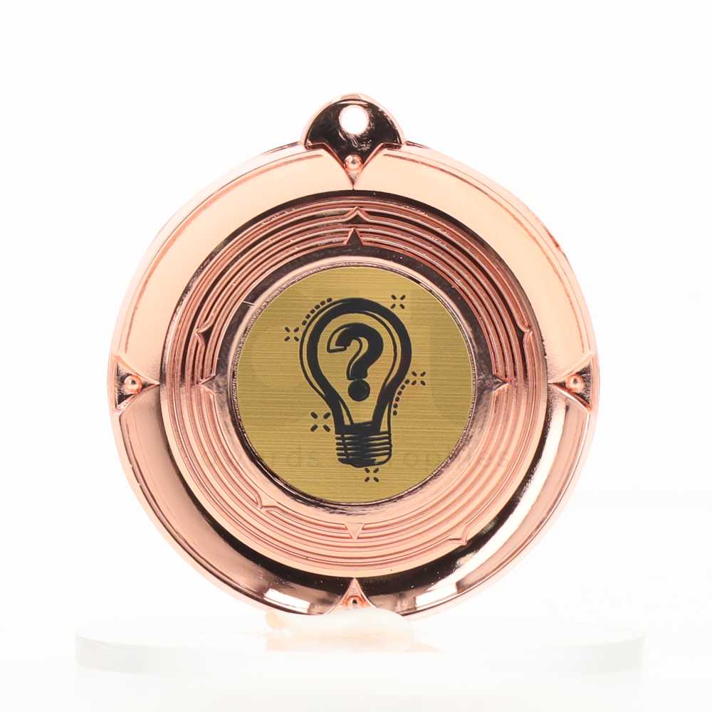 Deluxe Bronze Medal 50mm - Trivia