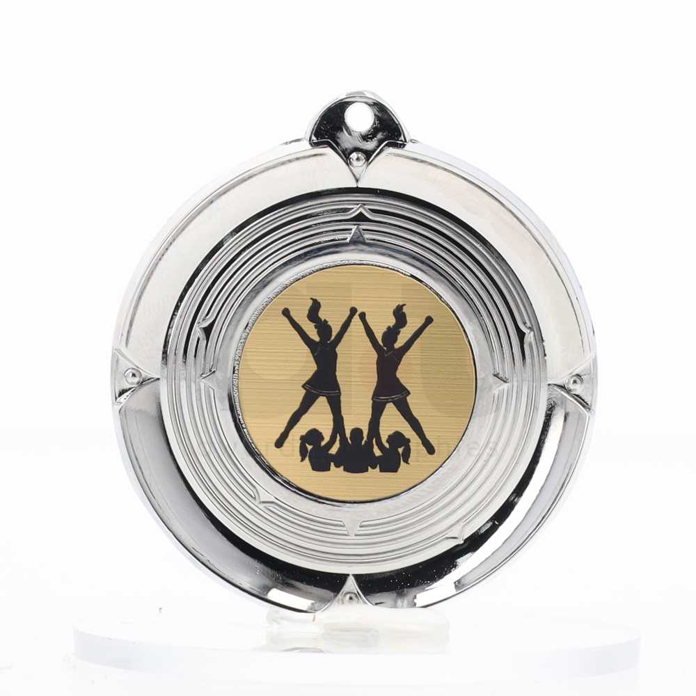 Deluxe Silver Medal 50mm - Cheer