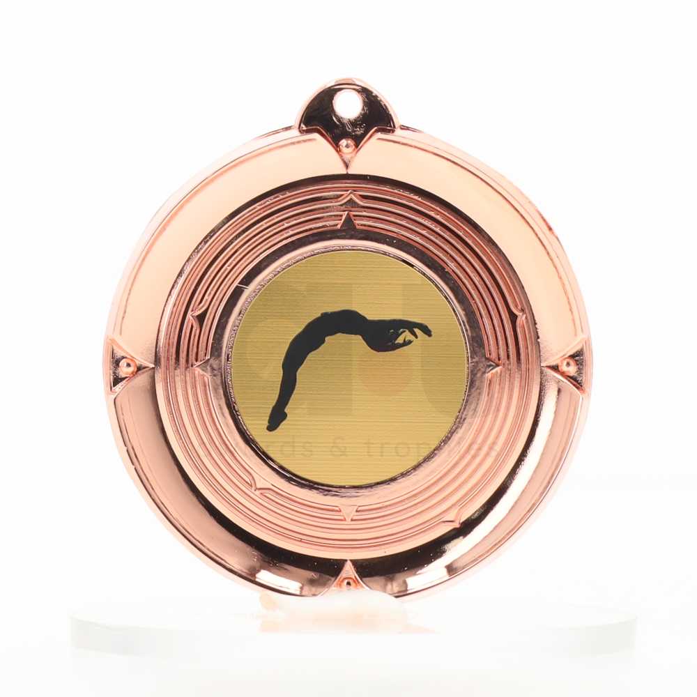 Deluxe Bronze Medal 50mm - Tumbling
