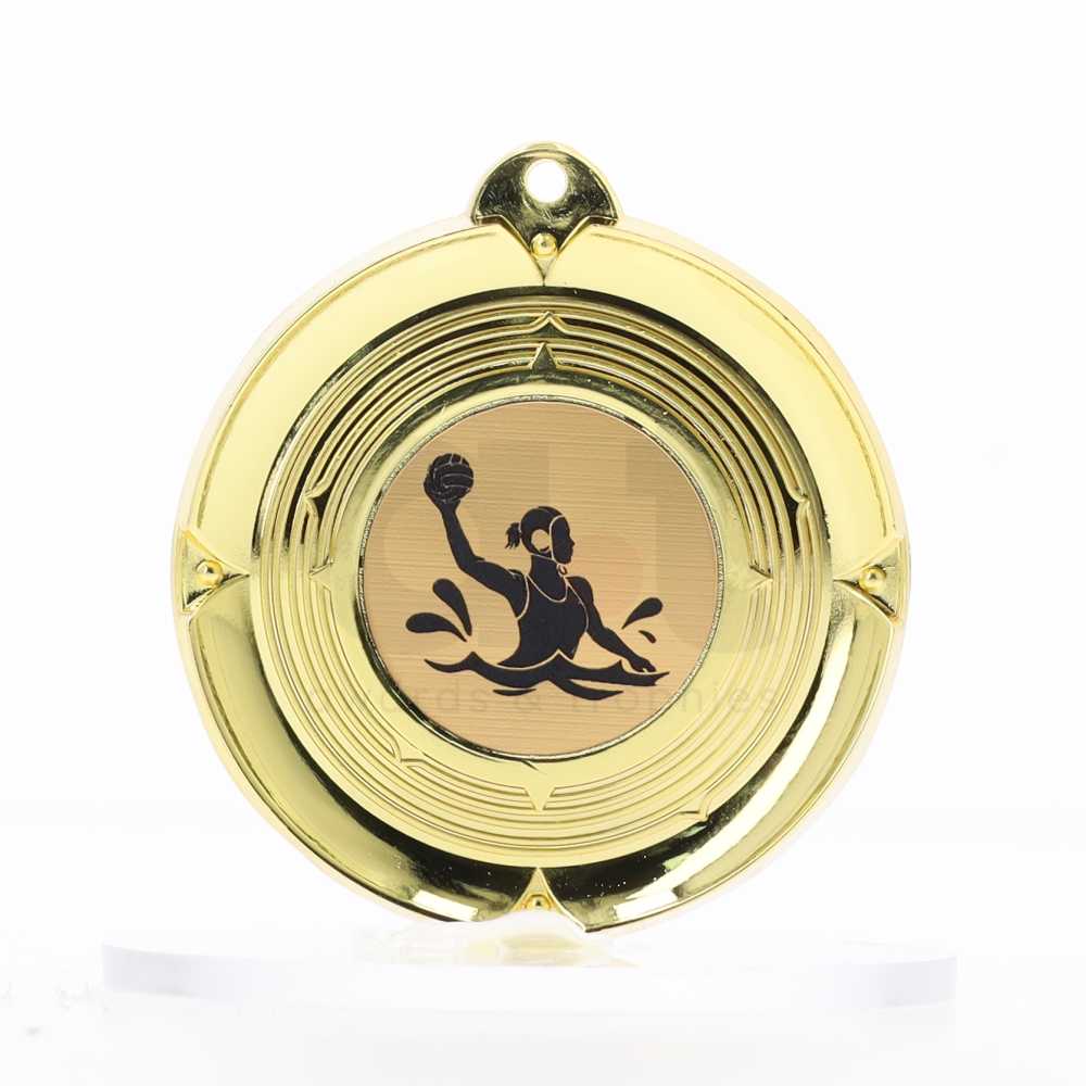 Deluxe Gold Medal 50mm - Water Polo Female