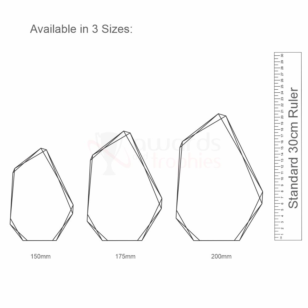Infiniti Clear Crystal Sail 150mm