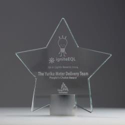 Glass & Metal Star 140mm