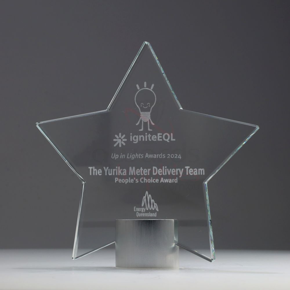 Glass & Metal Star 140mm