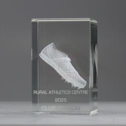 3D Athletics Crystal Block 80mm