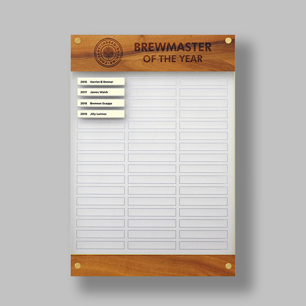 Hybrid Honour Board 900x600mm