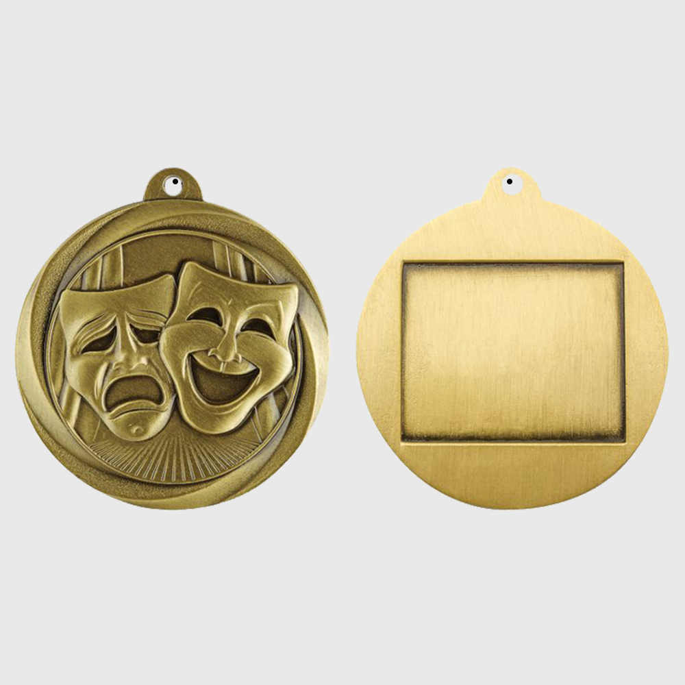 Econo Drama Medal Gold 50mm 
