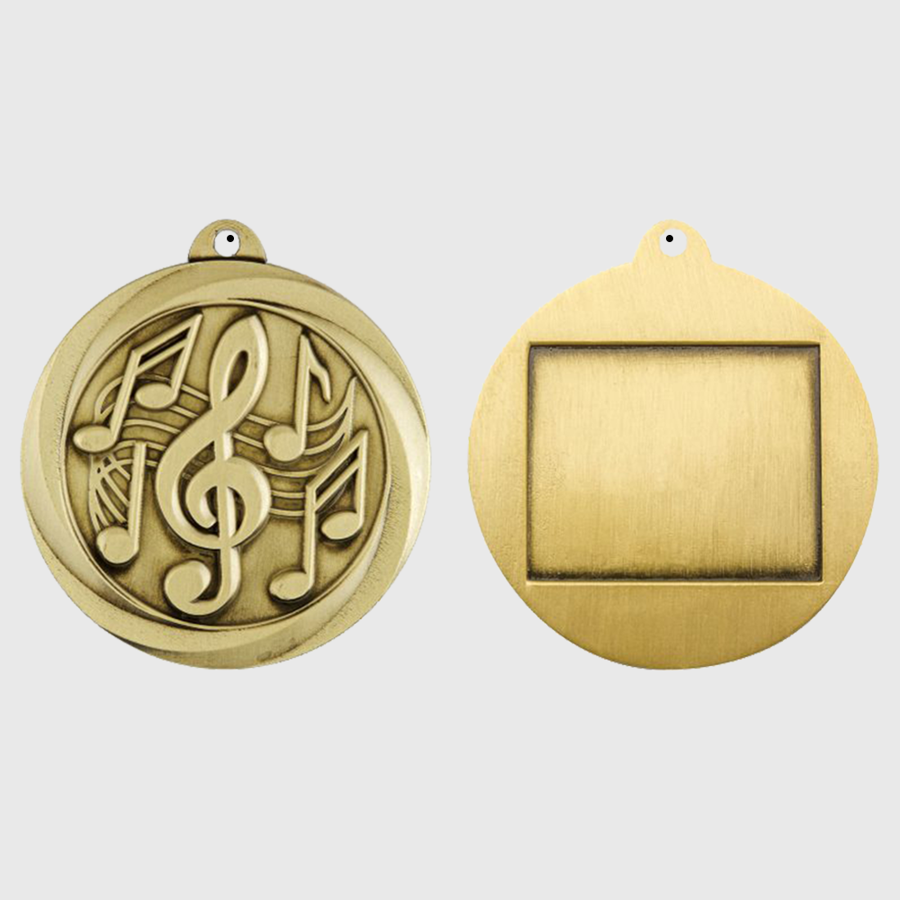 Econo Music Medal Gold 50mm