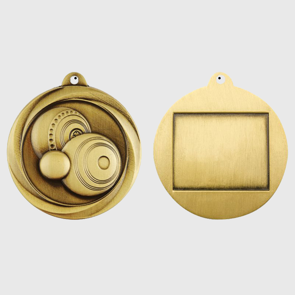 Econo Lawn Bowls Medal 50mm 